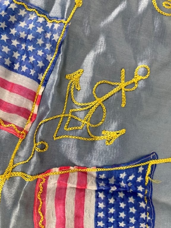 Mid-Century US Navy Souvenir Pillow Sham - 2