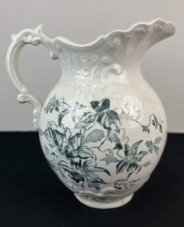 Decorated Ironstone Pitcher - 6