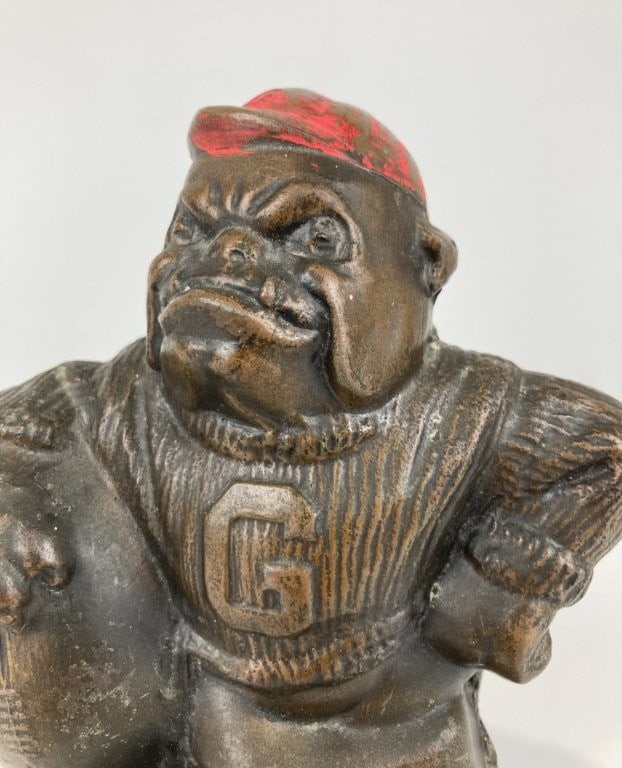 Cast Metal Georgia Bulldogs Mascot Bank - 2