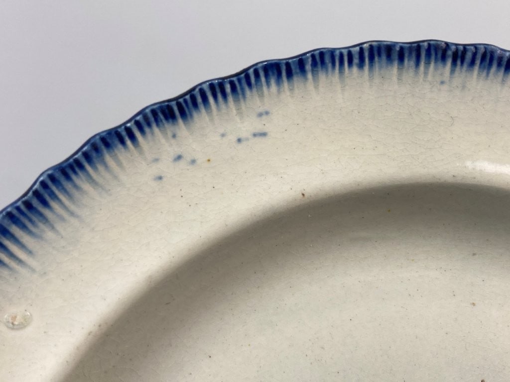 19th Century Featheredge Turkey Plate - 4