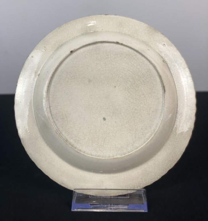 19th Century Featheredge Turkey Plate - 5