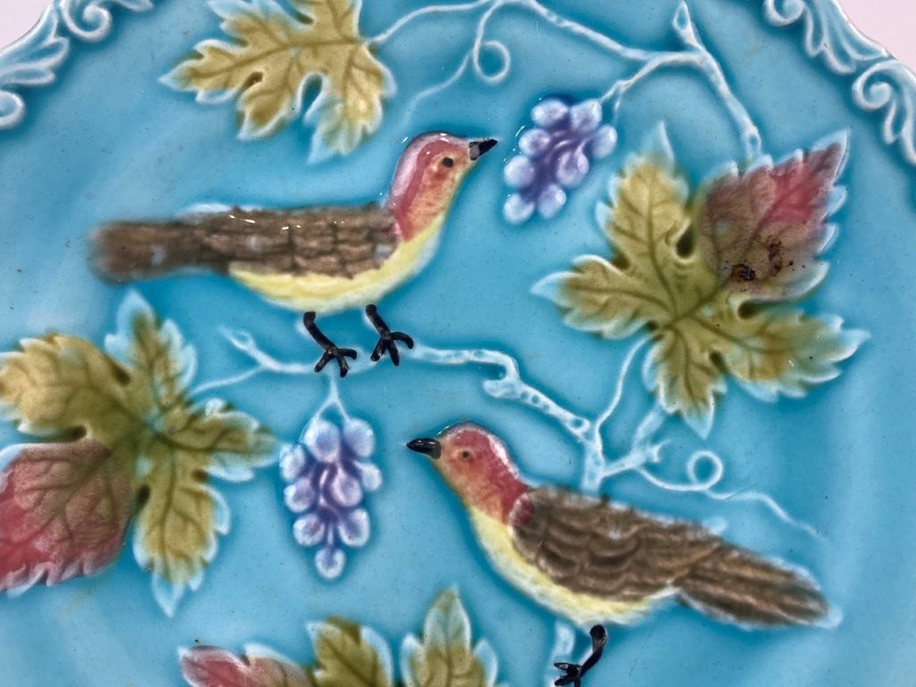 German Zell Majolica Plate - 2