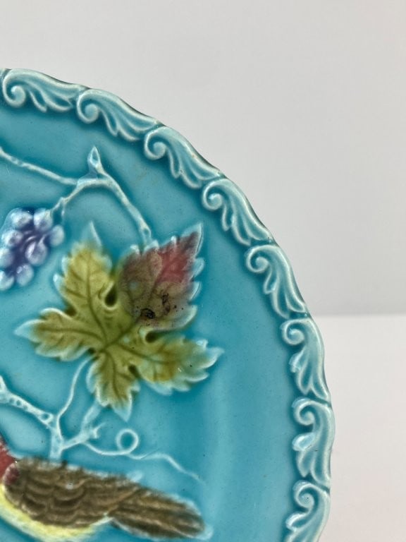 German Zell Majolica Plate - 3