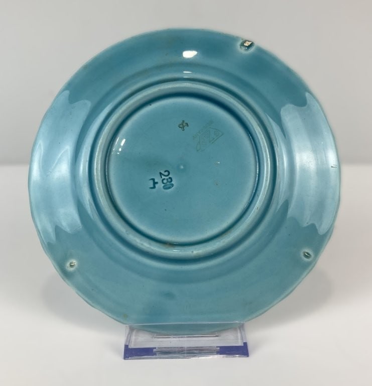 German Zell Majolica Plate - 4