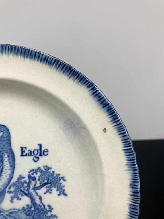 19th Century Featheredge Eagle Plate - 3