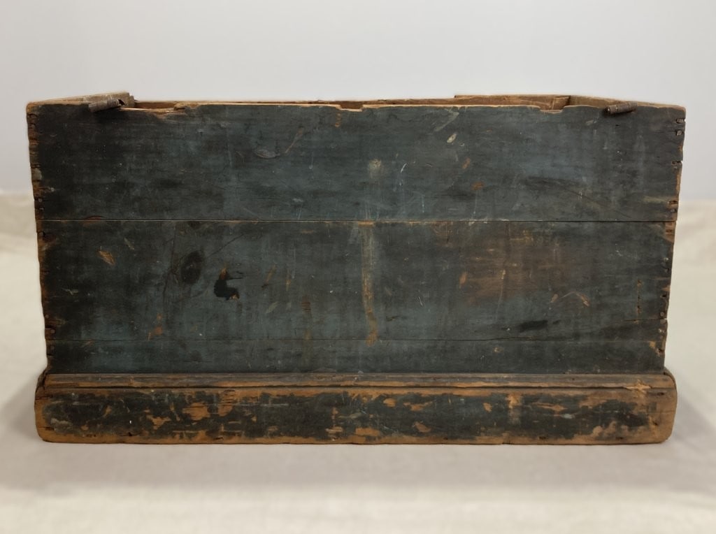 Blue-Painted Blanket Chest - 6