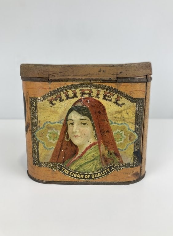 Muriel Cigar Tin Humidor - 3