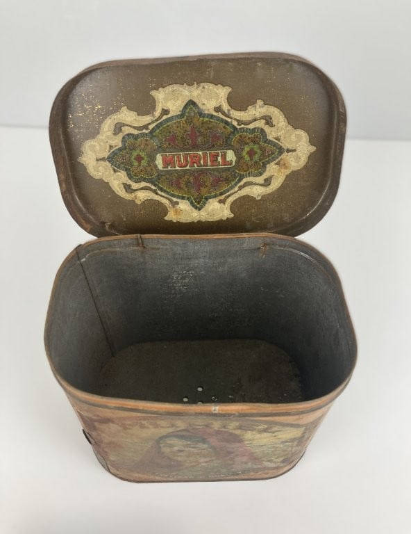 Muriel Cigar Tin Humidor - 6