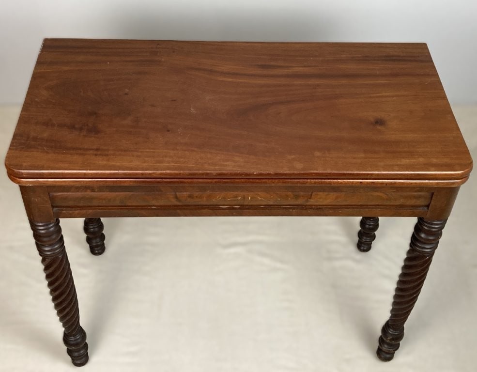 19th Century Mahogany Game Table - 2