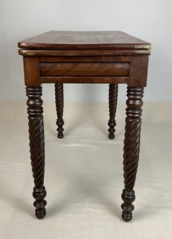 19th Century Mahogany Game Table - 6