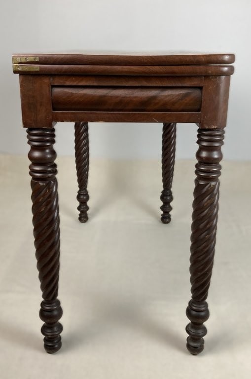 19th Century Mahogany Game Table - 8