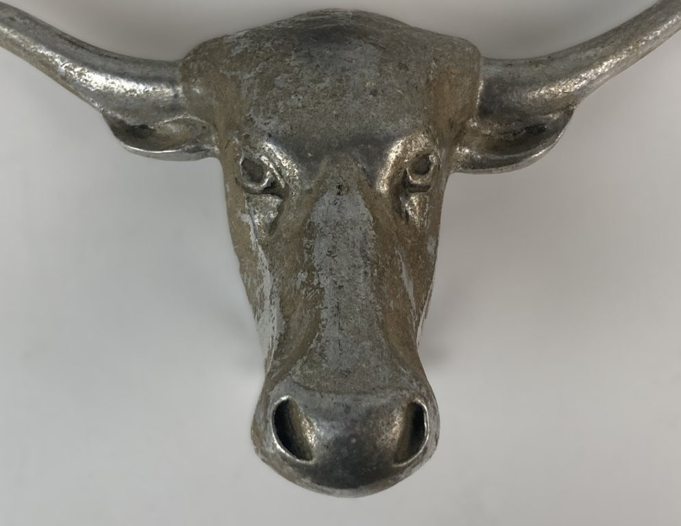Pair of Bruce Fox Texas Longhorn Steer Head Castings - 3