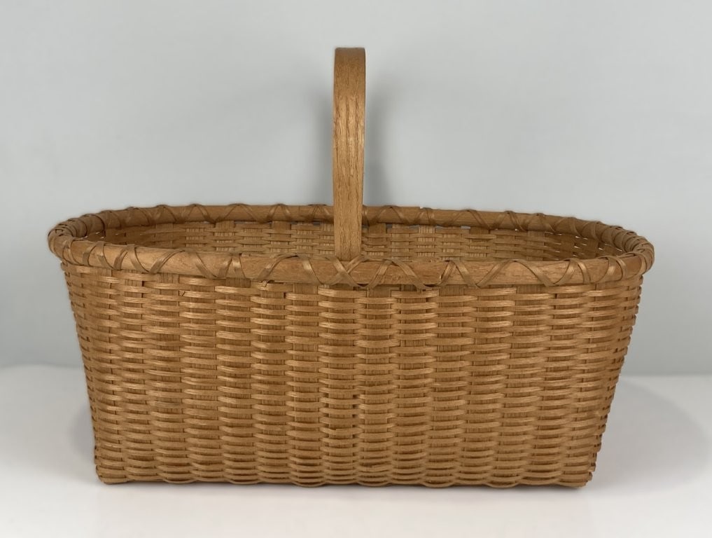 Shaker Split Oak Gathering Basket - 2