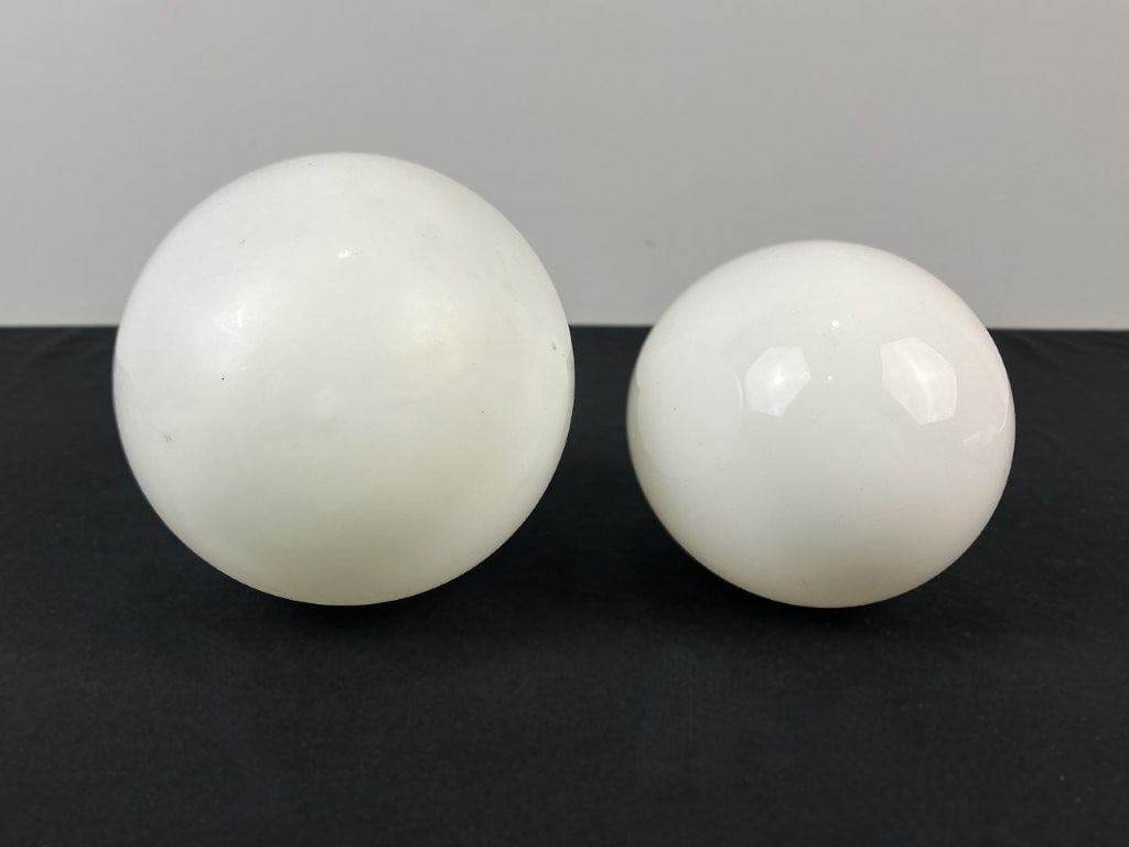 Hand-Blown Milk Glass Eggs - 5
