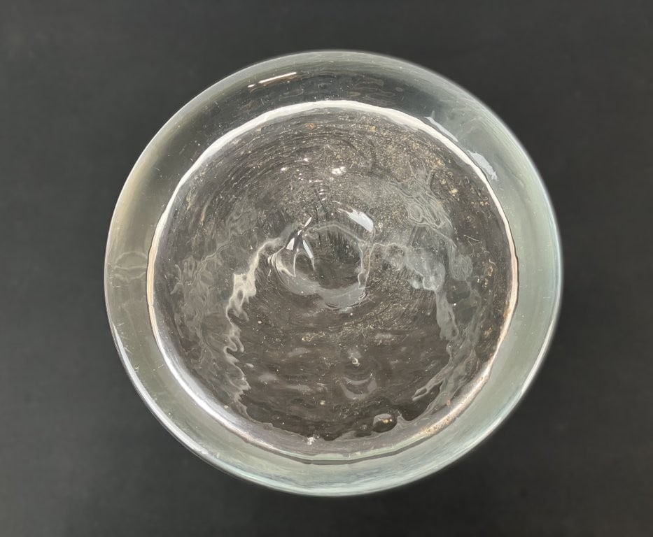 Etched Blown Glass Vase - 5