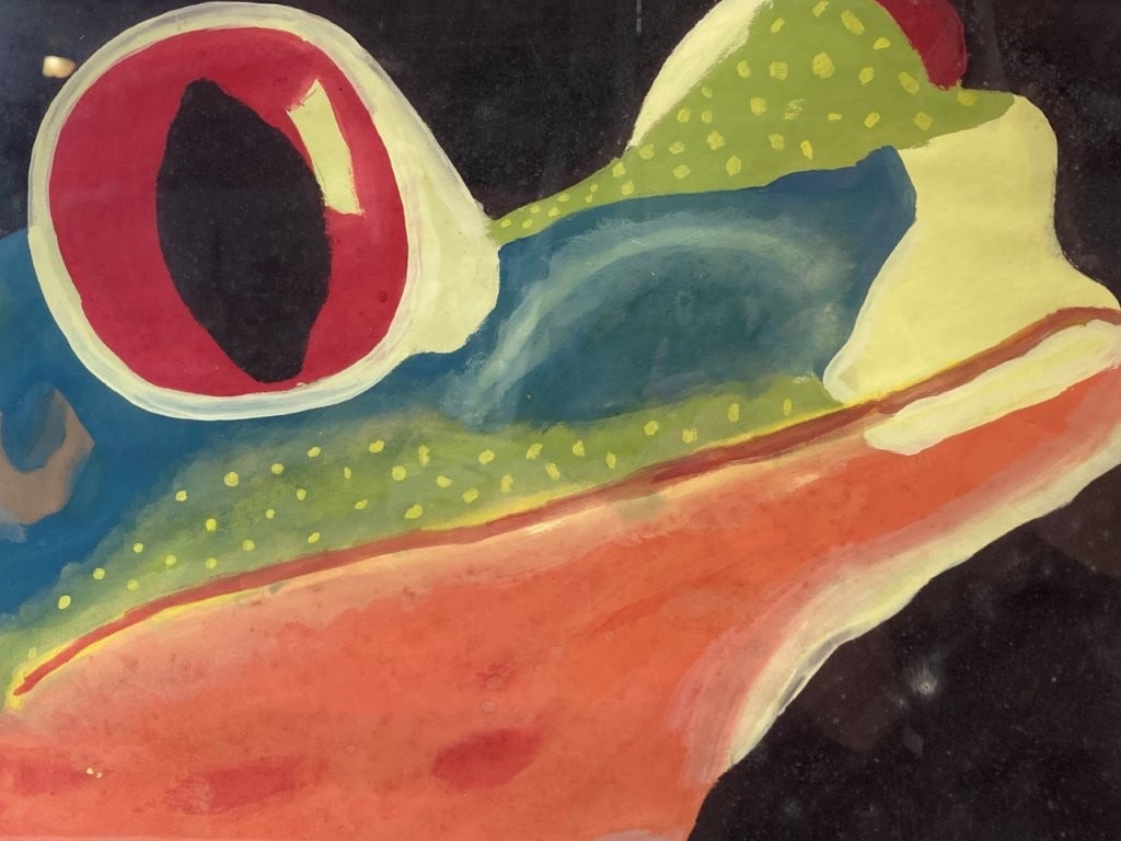Mid-Century, Childrens Frog, Watercolor - 2