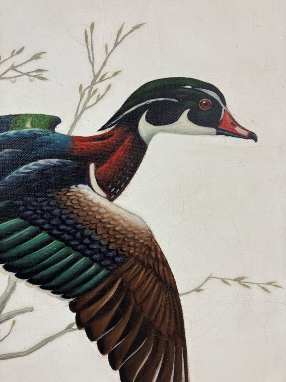 Ducks in Flight, Wildlife Oil Painting - 3