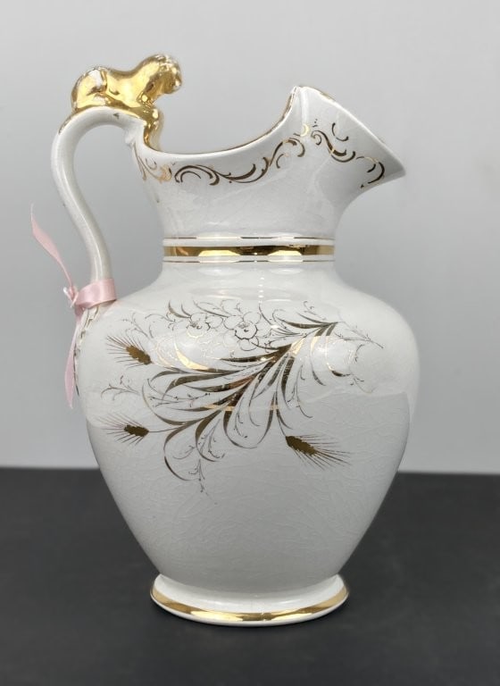 Mid-Century German Porcelain Pitcher - 3