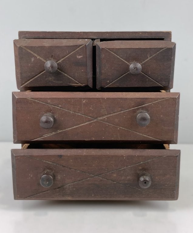 Small Wood Apothecary Chest - 2