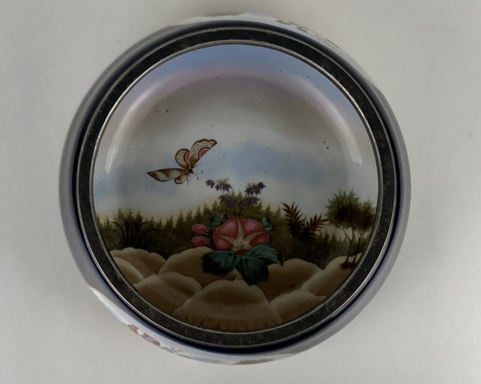 French Samson Porcelain & Silver-Toned Mounted Bowl - 5