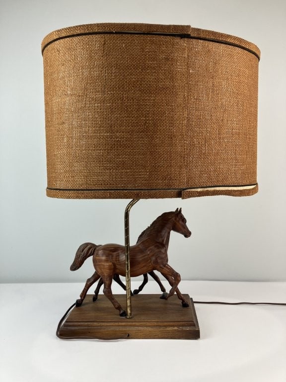Mid Century Modern Breyer Horse Lamp - 4