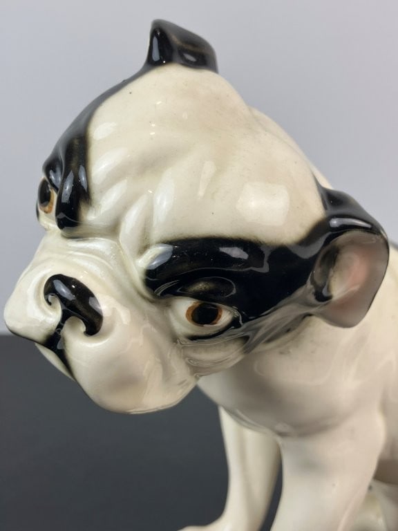 German Bulldog Porcelain Figurine - 2