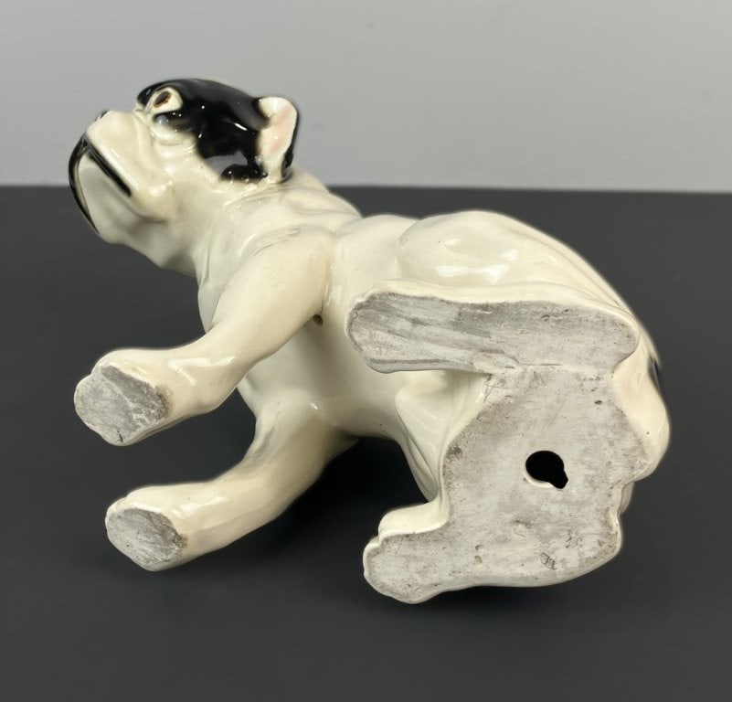 German Bulldog Porcelain Figurine - 6