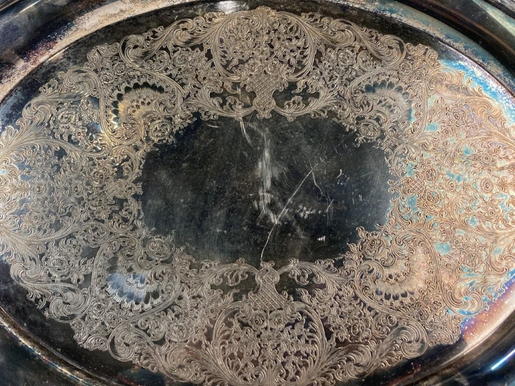 Silverplate Serving Tray - 2