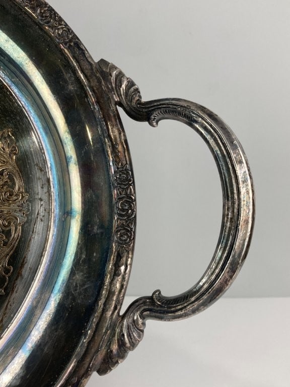 Silverplate Serving Tray - 3