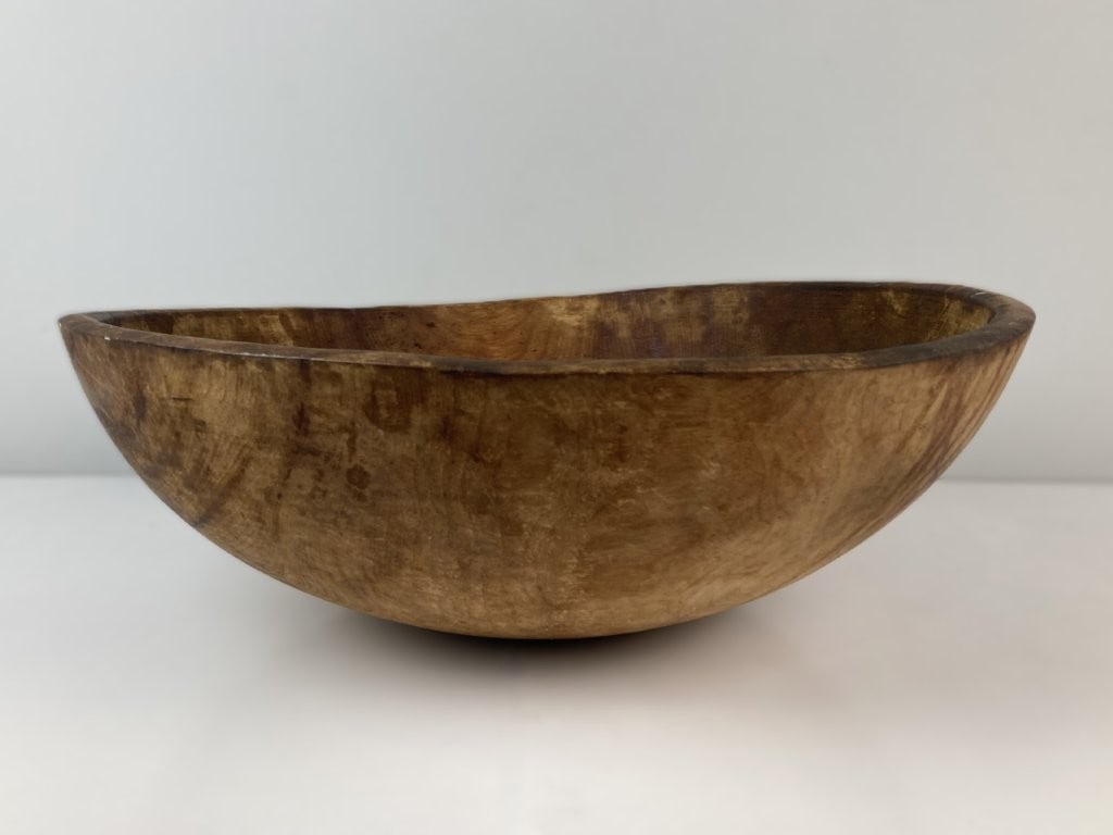 Large Turned Dough Bowl - 2