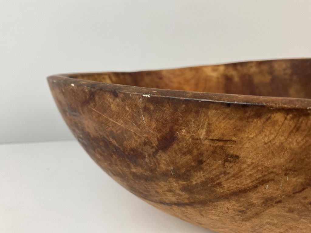 Large Turned Dough Bowl - 3
