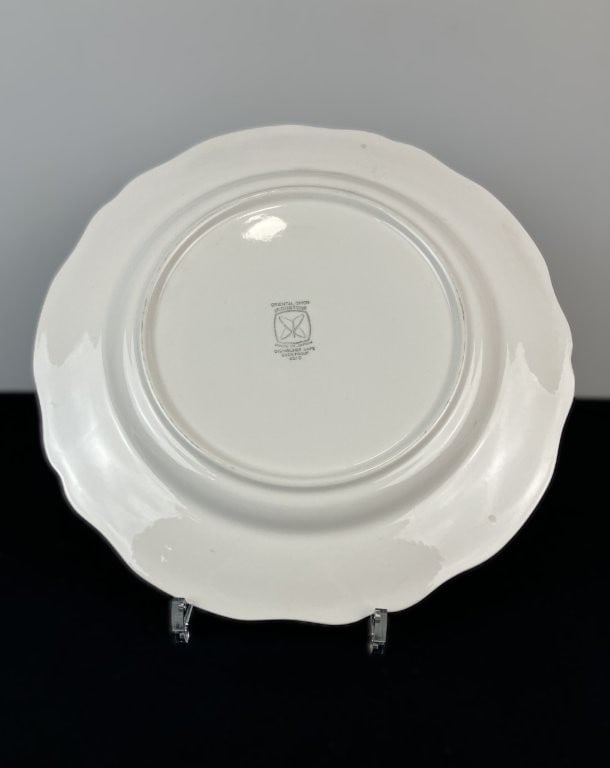 Japanese Ironstone Blue Onion Platter - 4