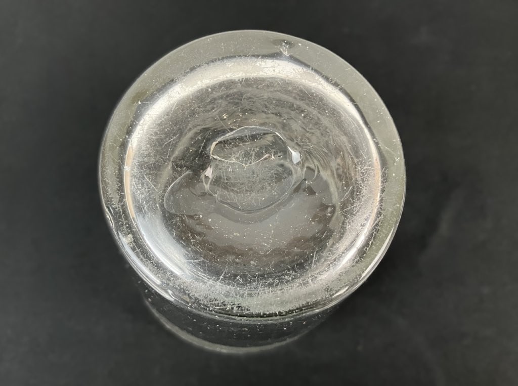 Stiegl-Type Blown Flint Glass Flip Tumbler - 7