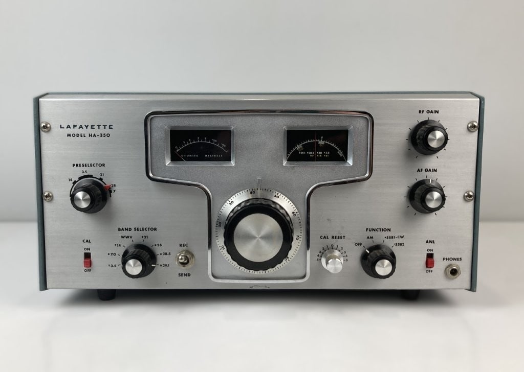 Mid-Century Modern Lafayette HA-350 Communications Receiver - 2
