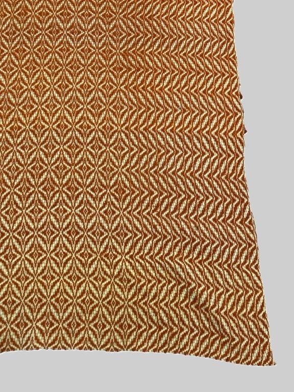 Geometric Overshot Coverlet - 2