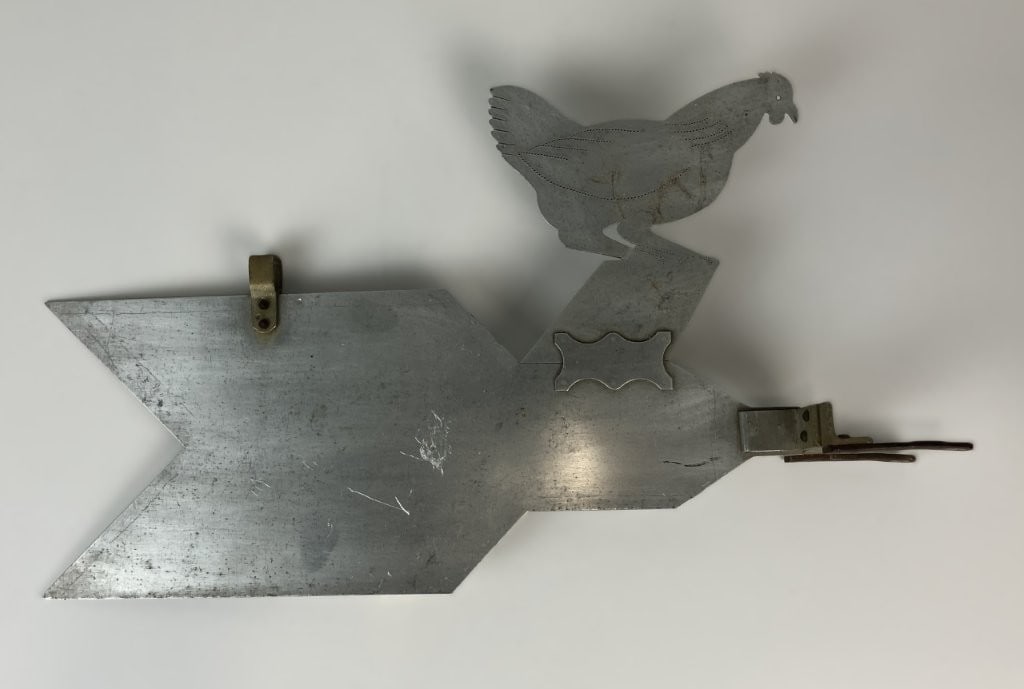 Folk Art Rooster and Chicken Whirligig Parts - 3