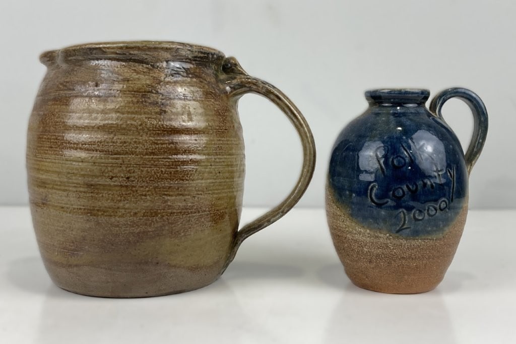 Studio Pottery Jug and Pitcher - 3
