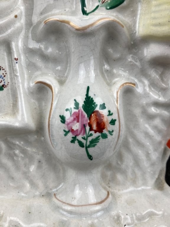Staffordshire Porcelain Figural Table Lamp - 5
