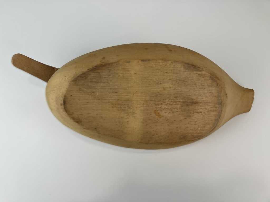 Hand-Carved Wooden Duck Decoy - 9