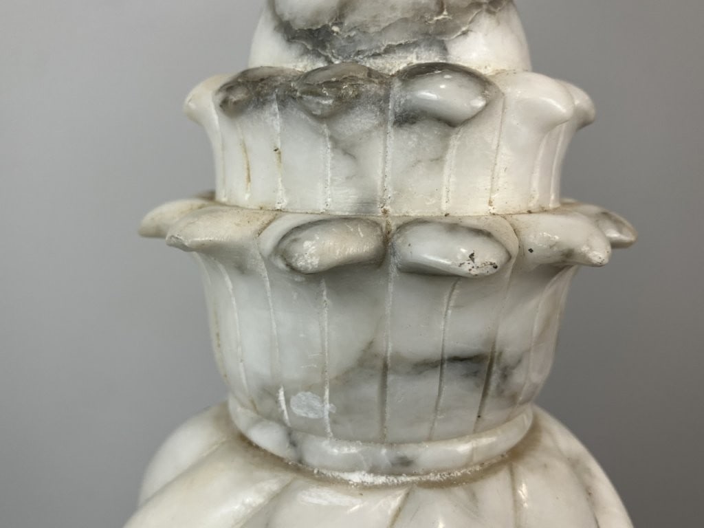 Carved Alabaster Lamp - 3