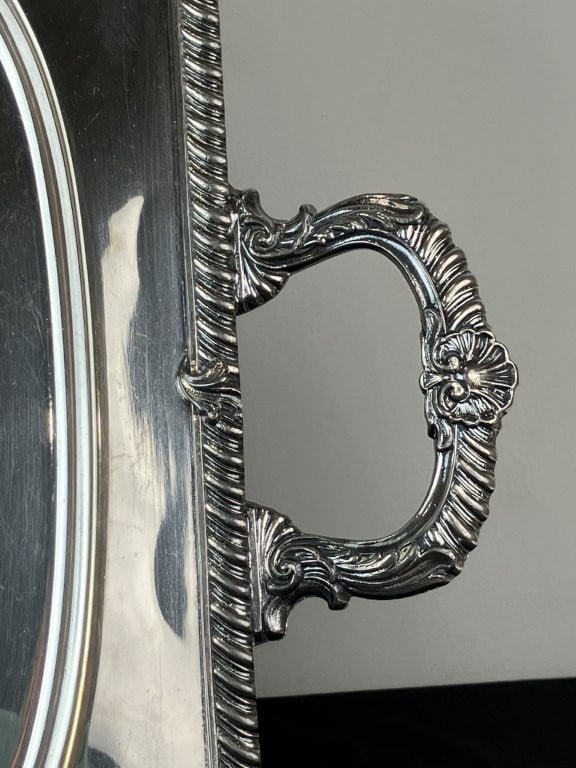 Silverplate Serving Tray - 4