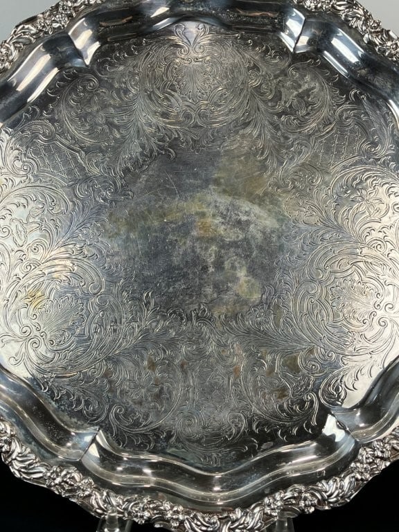 Silverplate Serving Tray - 2