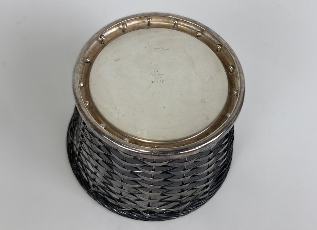Gorham Silverplate Woven Basket - 5