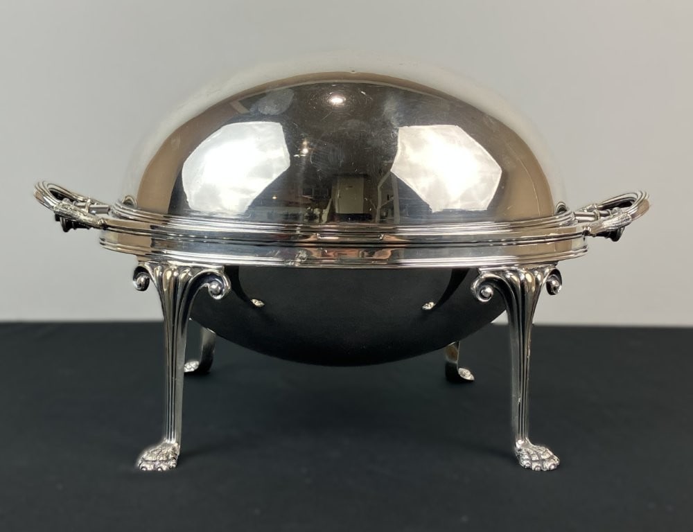 Silverplate Domed Chafing Dish - 6