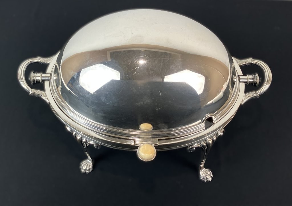 Silverplate Domed Chafing Dish - 9