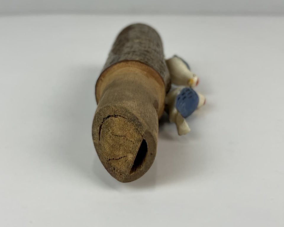 Hand-Carved Folk Art Bird Whistle - 5