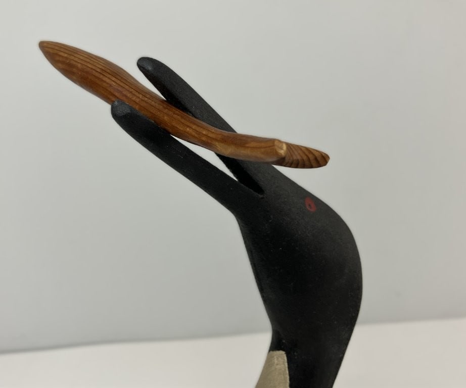 Pair of Minnesota Flats Loon Decoys - 7
