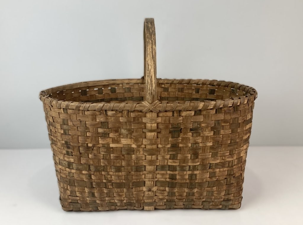 Country Split Oak Gathering Basket (1 of 7)