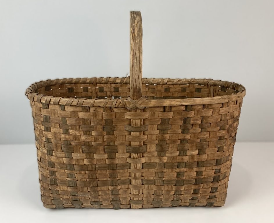 Country Split Oak Gathering Basket - 4