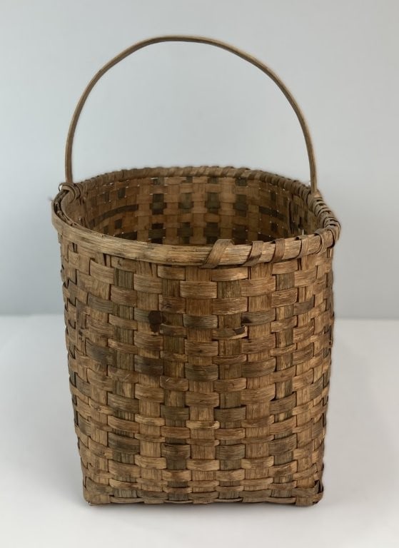 Country Split Oak Gathering Basket - 5